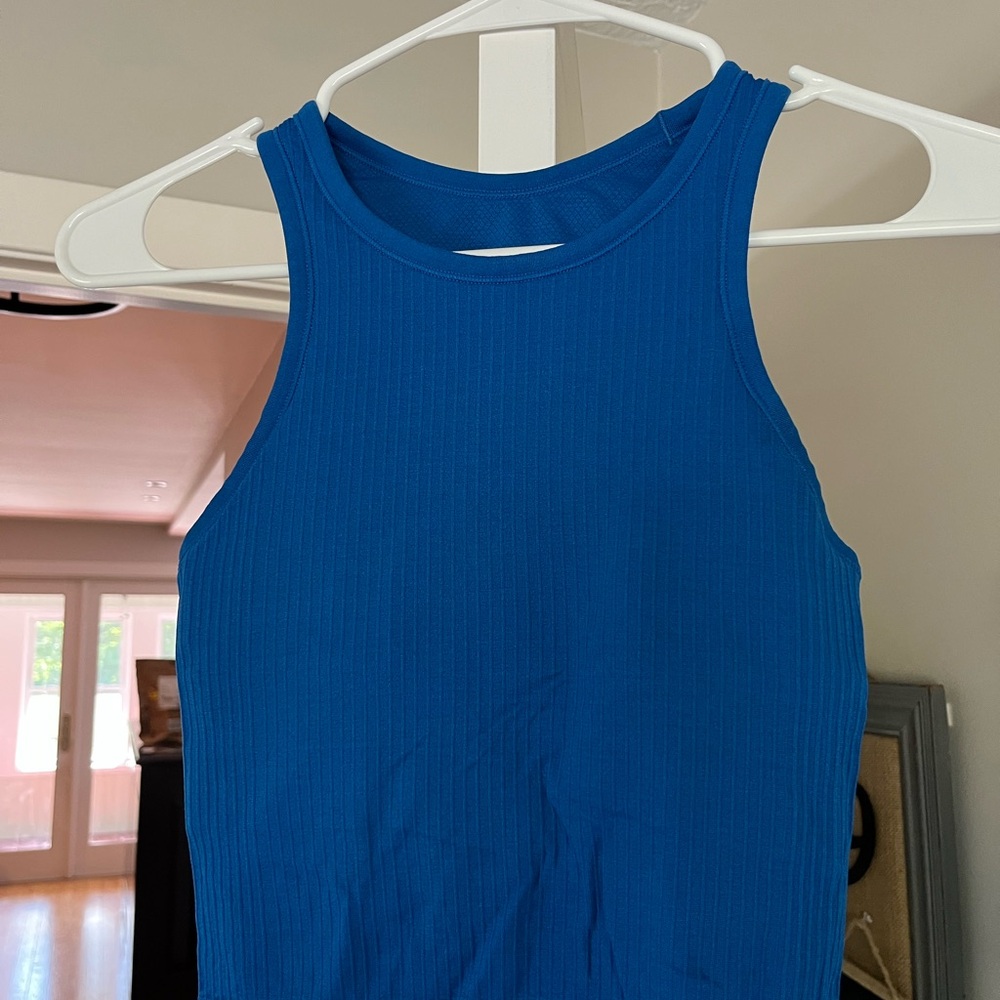 CRZ YOGA Blue Tank Top